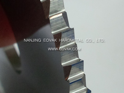 TiAlN coated solid tungsten carbide circular saw blades for cutting stainless steel 