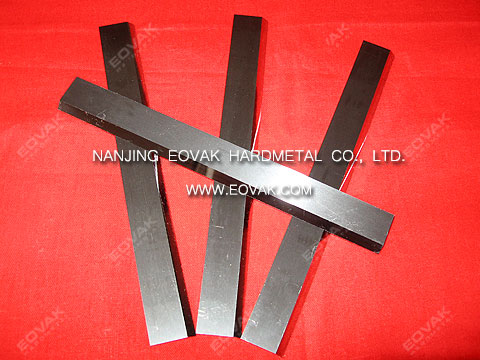 Solid carbide, cemented carbide straight knives, Scraping Blades for Tissue Cutting, Wood-working, Carbide Scraper Blades - 140 x 16 x 3,0m.