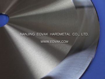 Big size solid carbide circular blade for cutting tissue, paper, cloth