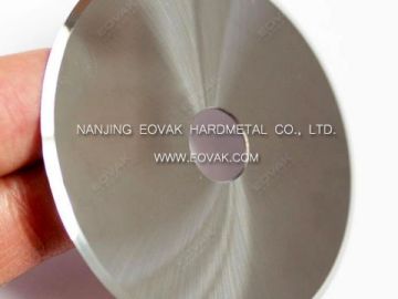 Precision, Durable Tungsten carbide circular knife, round blade for cutting, converting kinds of paper