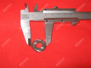 Φ20 x Φ8 x 1.5mm - Solid carbide micro slitting saw cutters, precision mini milling saw blades