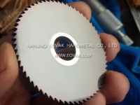 TiAlN coated solid tungsten carbide circular saw blades