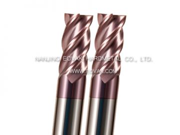 Solid carbide HRC 60 Bronze TiALCrN Nano Coated 4 flutes Square End Mills